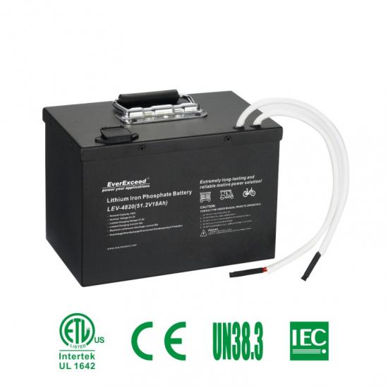 batería de fosfato de hierro y litio para equipos motrices