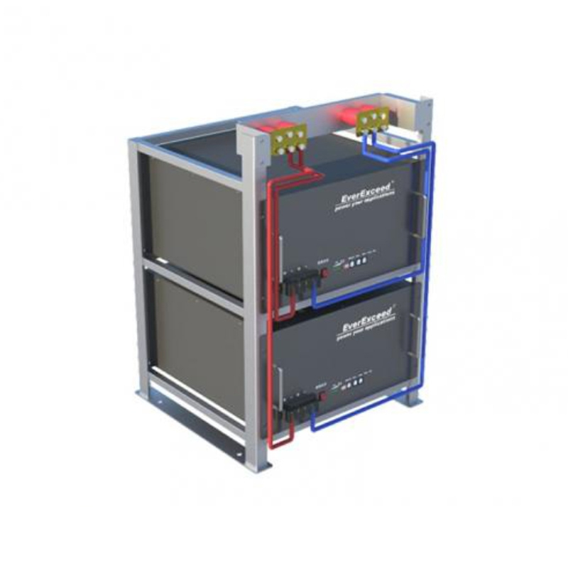 Solución de rack de fosfato de hierro y litio