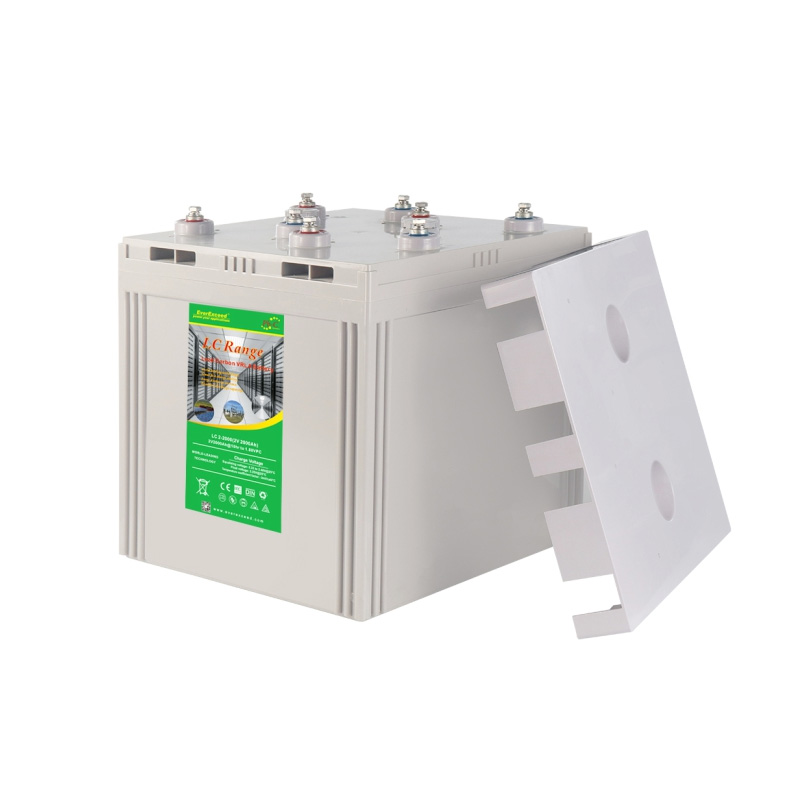 Batería solar de ciclo profundo de plomo y carbono de 2V