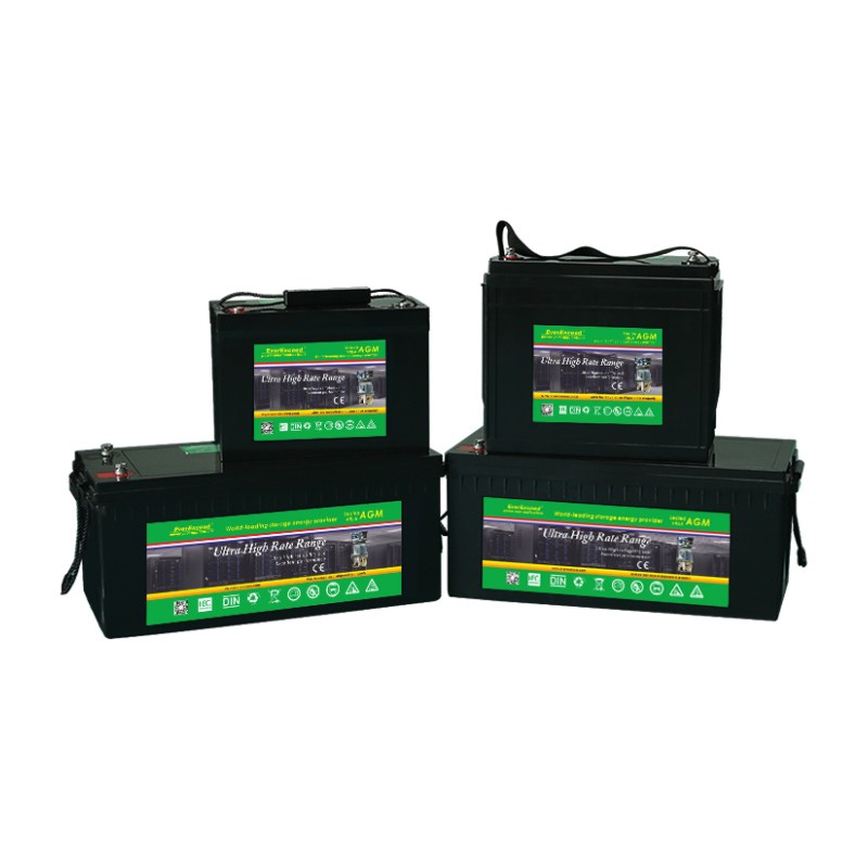 Batería SLA VRLA de ciclo profundo AGM de 12 voltios