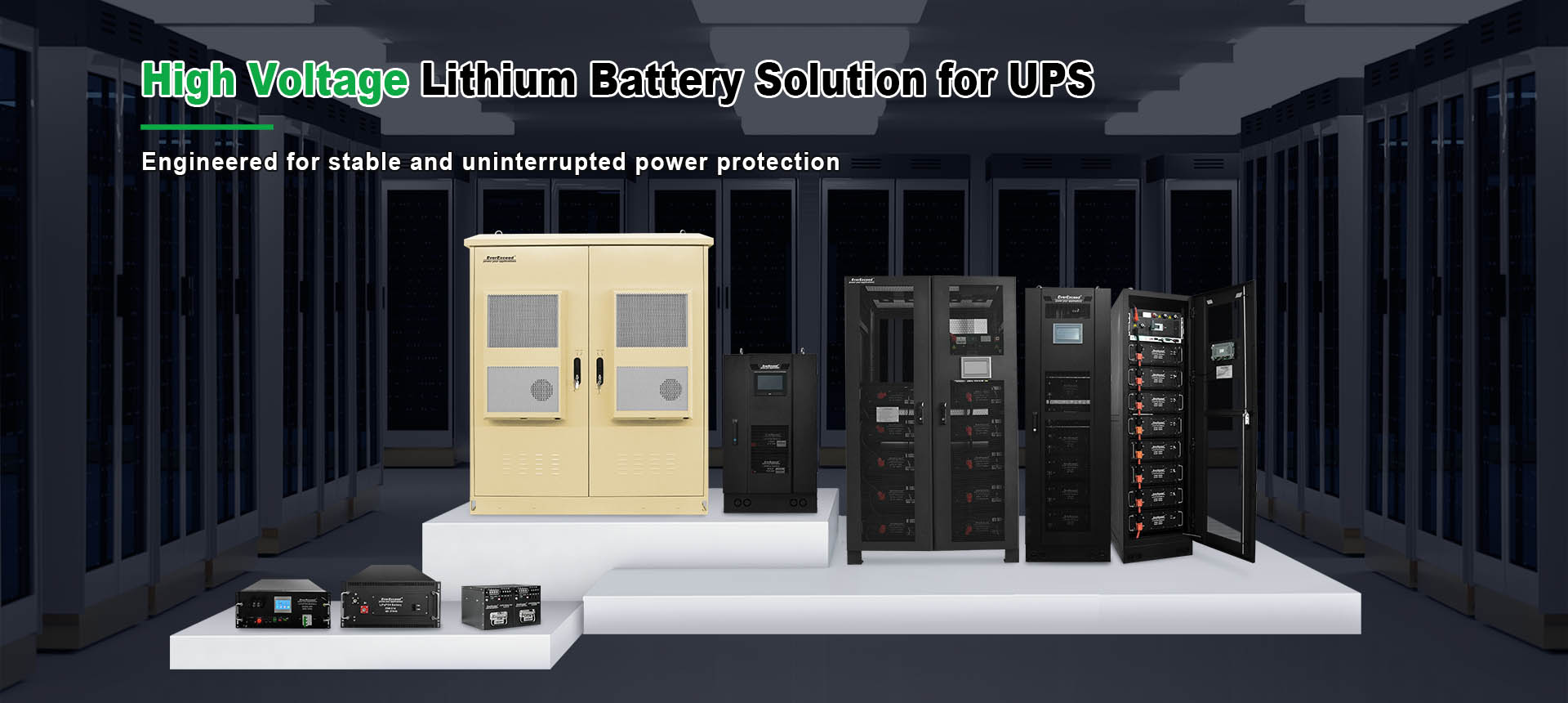 High Voltage Lithium Battery Solution for UPS