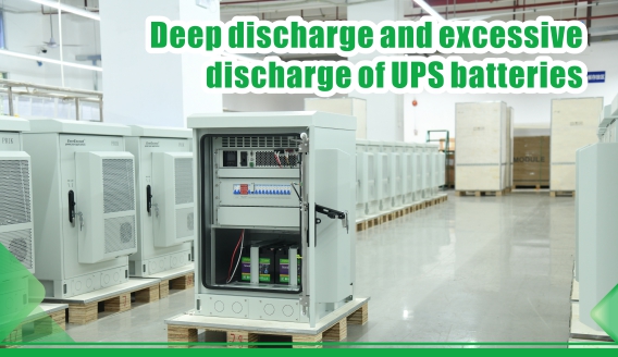 ¿Cuáles son los significados de descarga profunda y descarga excesiva de las baterías del UPS?