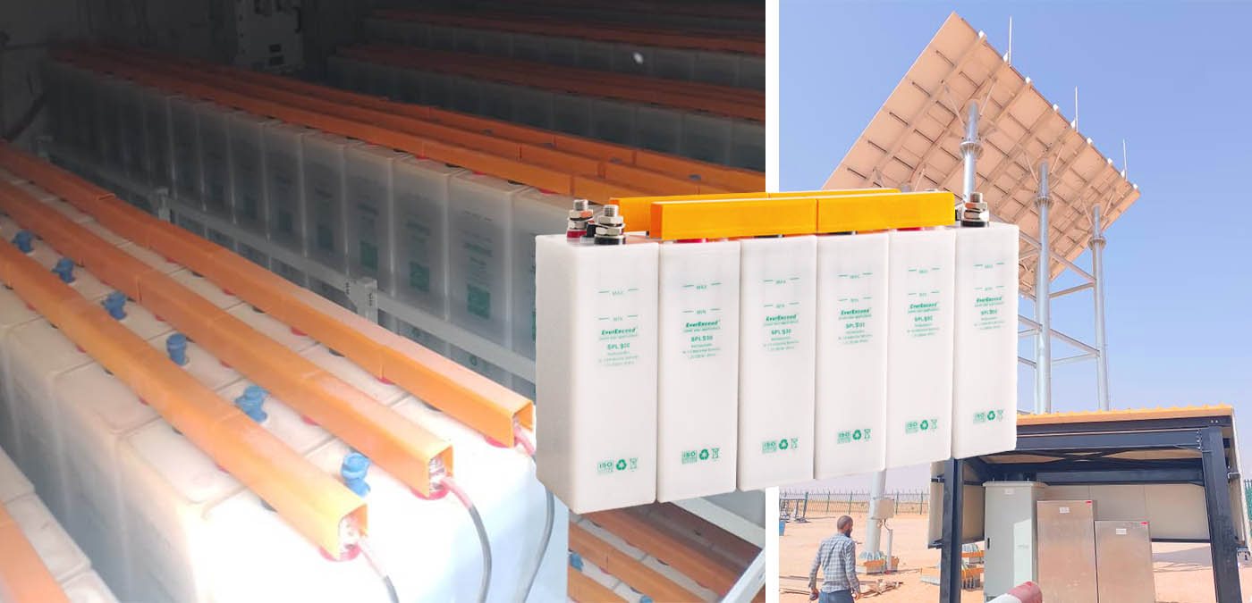 Batería de níquel-cadmio de 900 Ah para aplicaciones en la industria del petróleo y el gas