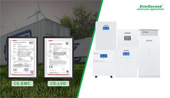 El sistema de almacenamiento de energía todo en uno EverExceed pasó la prueba CE-EMC