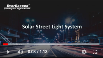 Sistema de alumbrado público solar LED EverExceed EVSTL