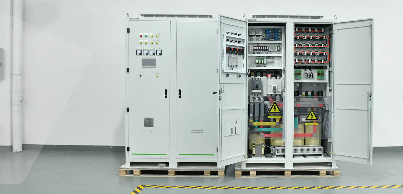 Cargadores industriales premium uXcel de 110 V y 8181 A para proyectos de modernización de subestaciones