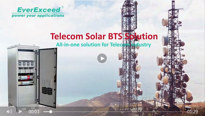  EverExceed telecomunicaciones solar BTS solución