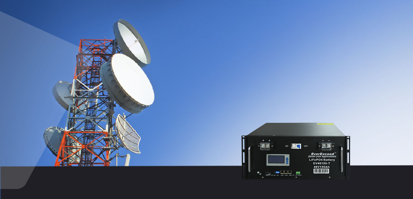 Baterías de telecomunicaciones LiFePO4 de 48 V y 150 Ah