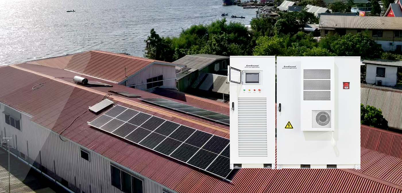 Sistema de almacenamiento de energía comercial e industrial