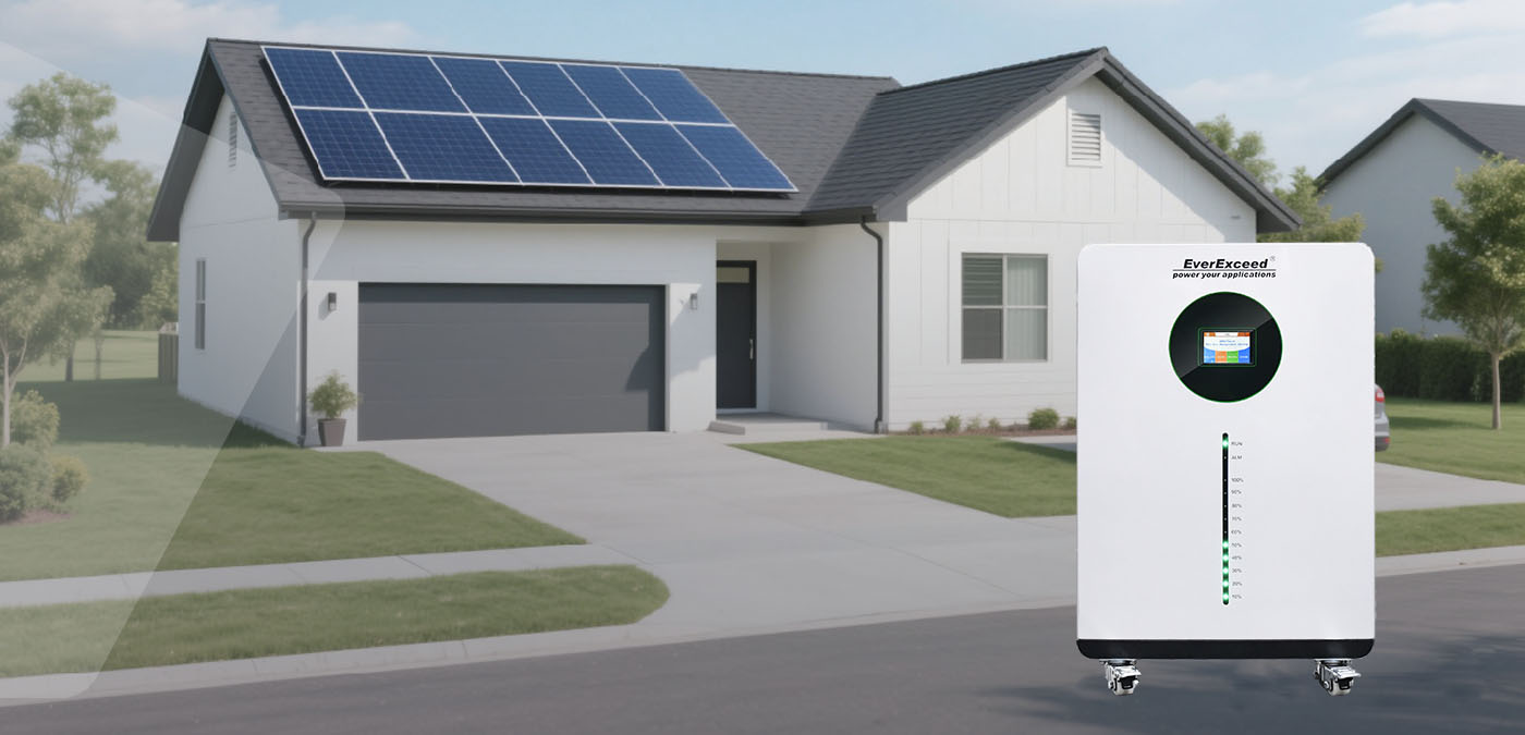 Baterías solares de litio móviles de 48 V y 280 Ah