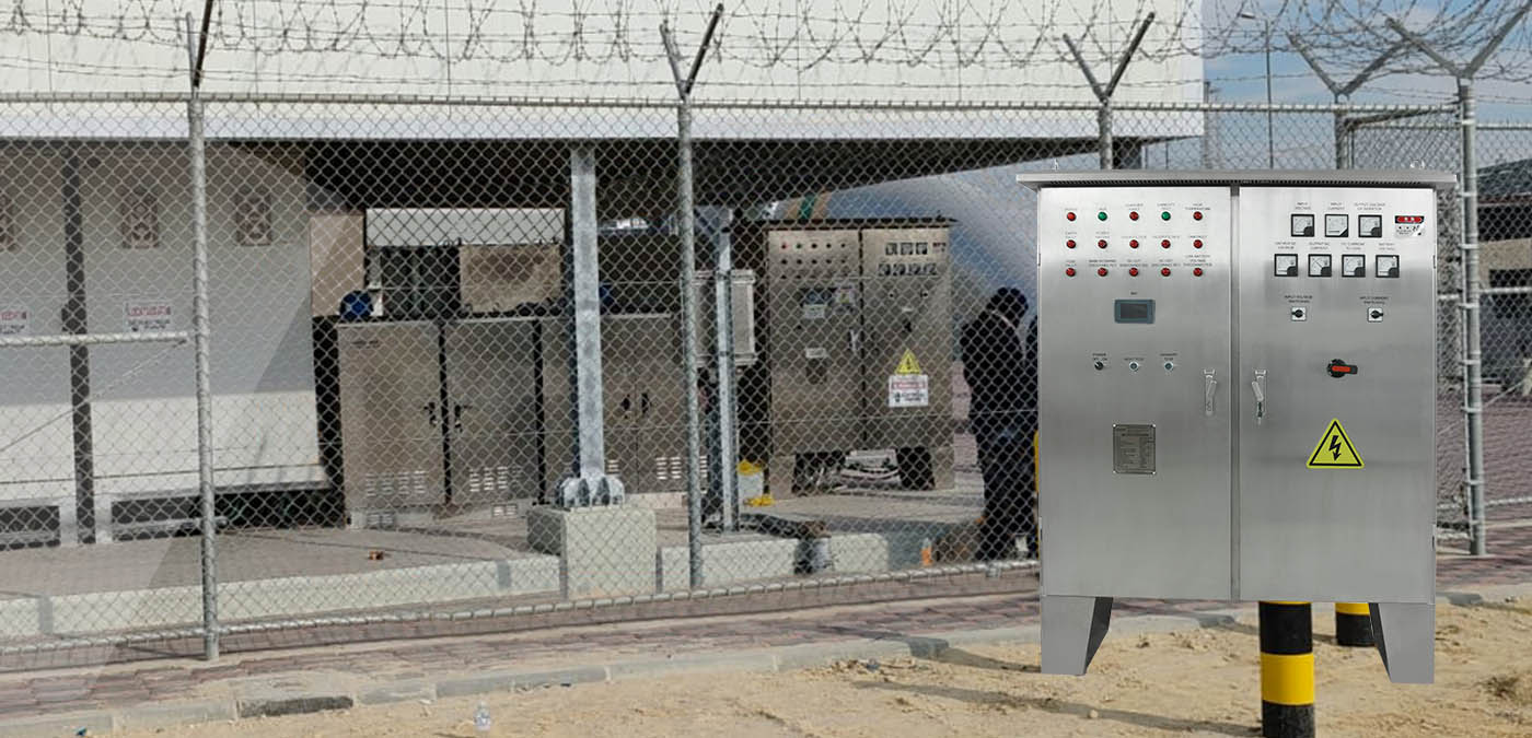 Cargador industrial uXcel 24V300A para la compañía petrolera de Kuwait