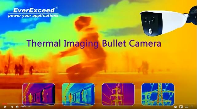  EverExceed cámara de imagen térmica tipo bala para evitar la propagación de COVID - 19 